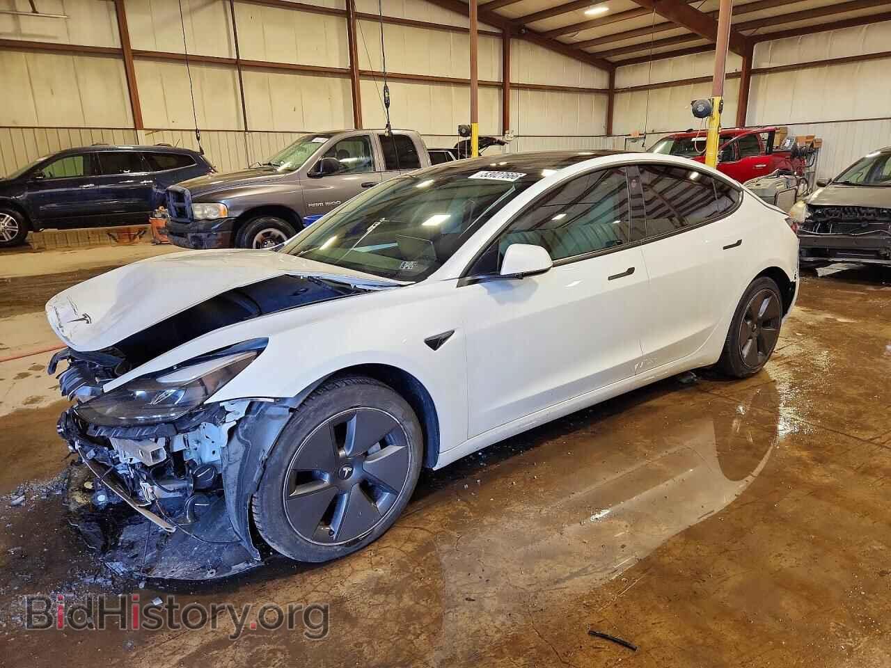 Photo 5YJ3E1EB8MF056371 - TESLA MODEL 3 2021