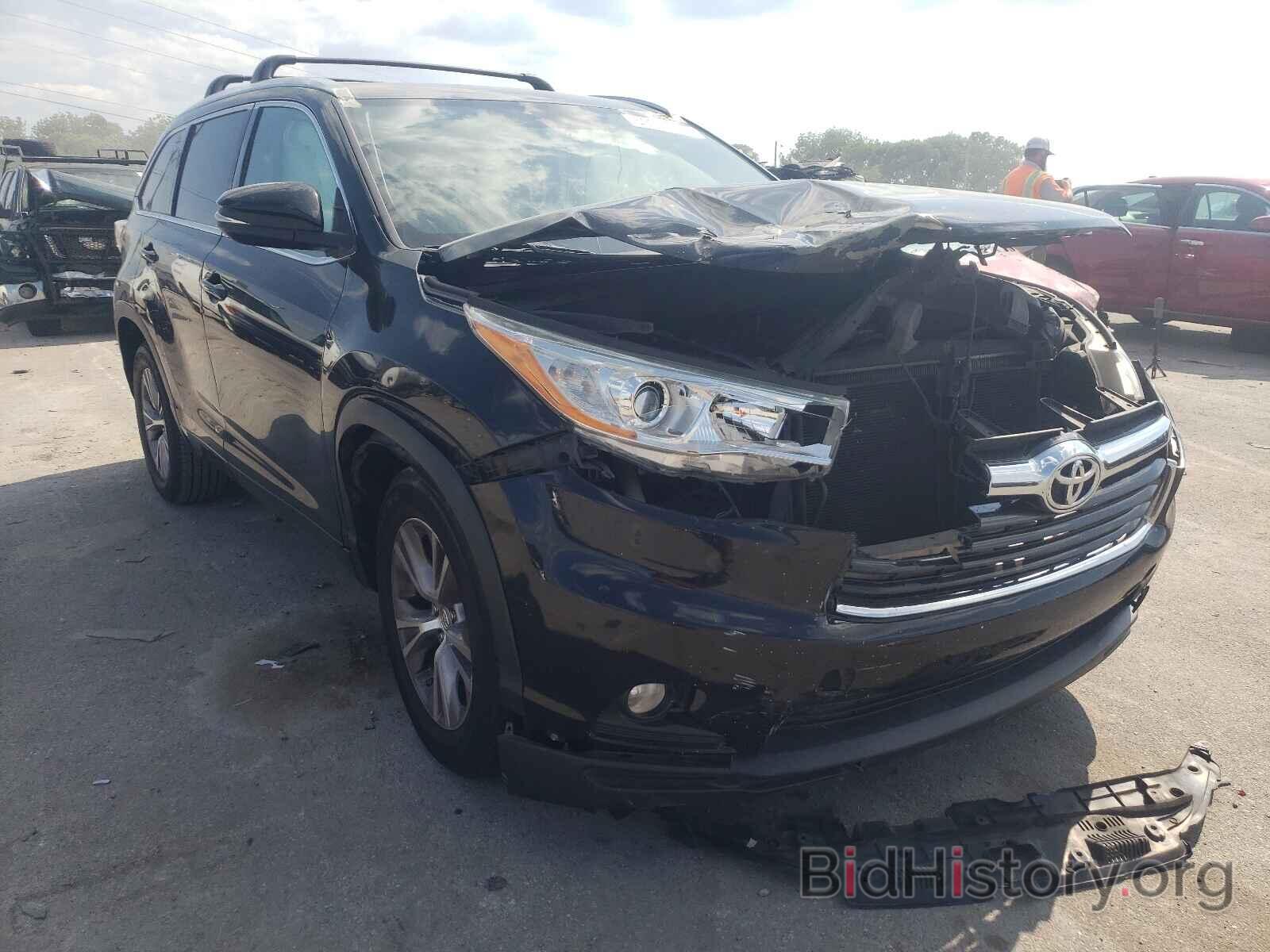 Photo 5TDKKRFH4FS116831 - TOYOTA HIGHLANDER 2015