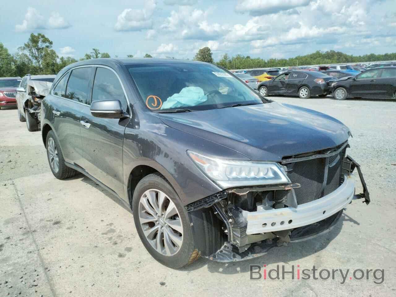 Фотография 5FRYD4H4XGB048525 - ACURA MDX 2016