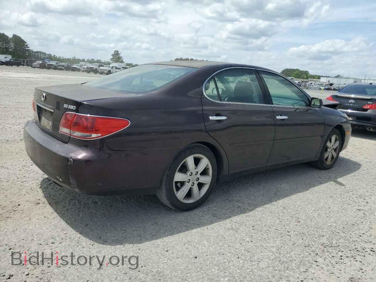 2005 LEXUS ES330 - VIN: JTHBA30G955102491 - Фото 3