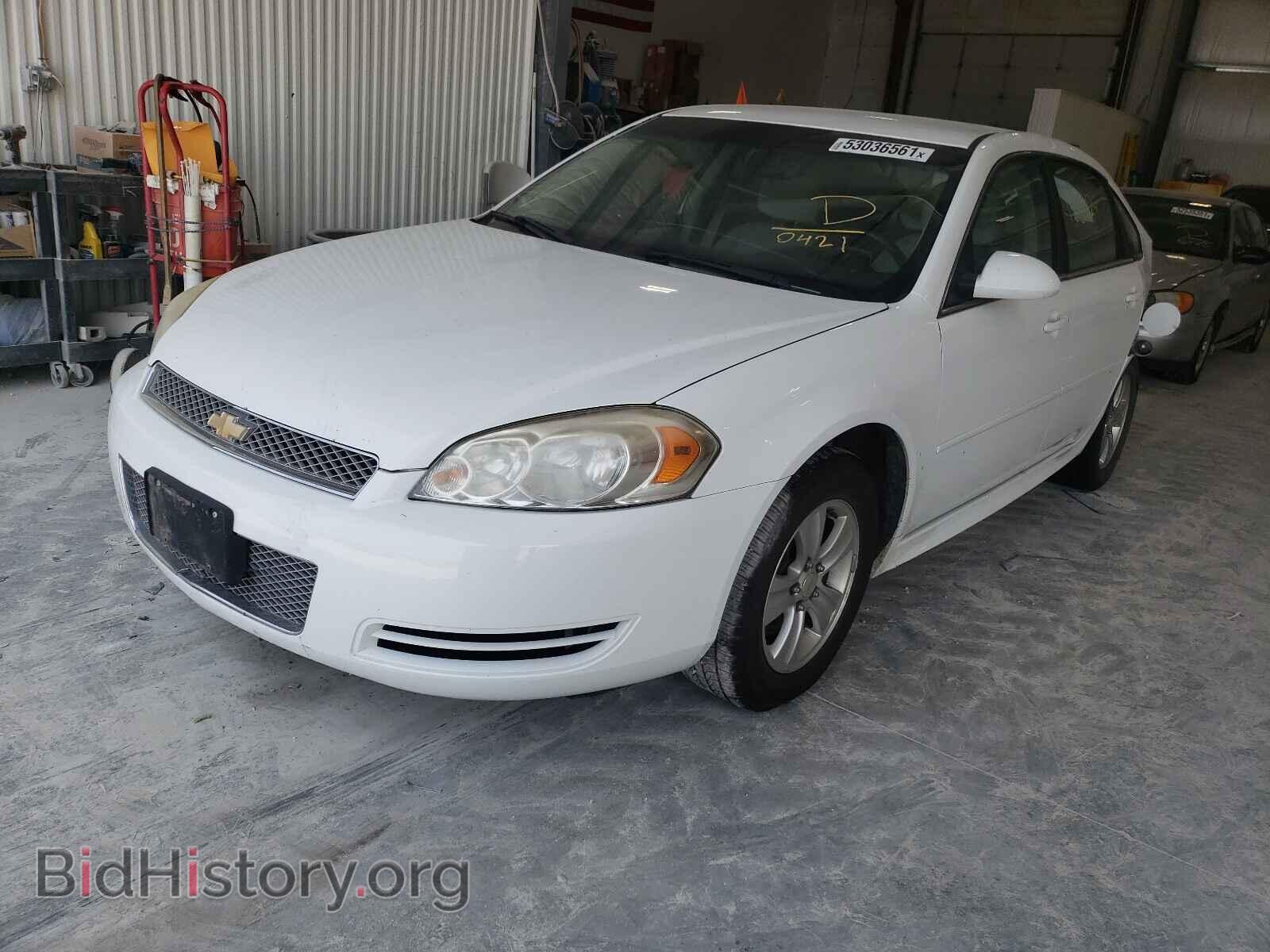 2012 CHEVROLET IMPALA - VIN: 2G1WF5E32C1170421 - Фото 2