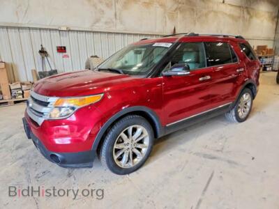 2013 Ford EXPLORER XLT, красный — VIN 1FM5K8D81DGC19735, Copart