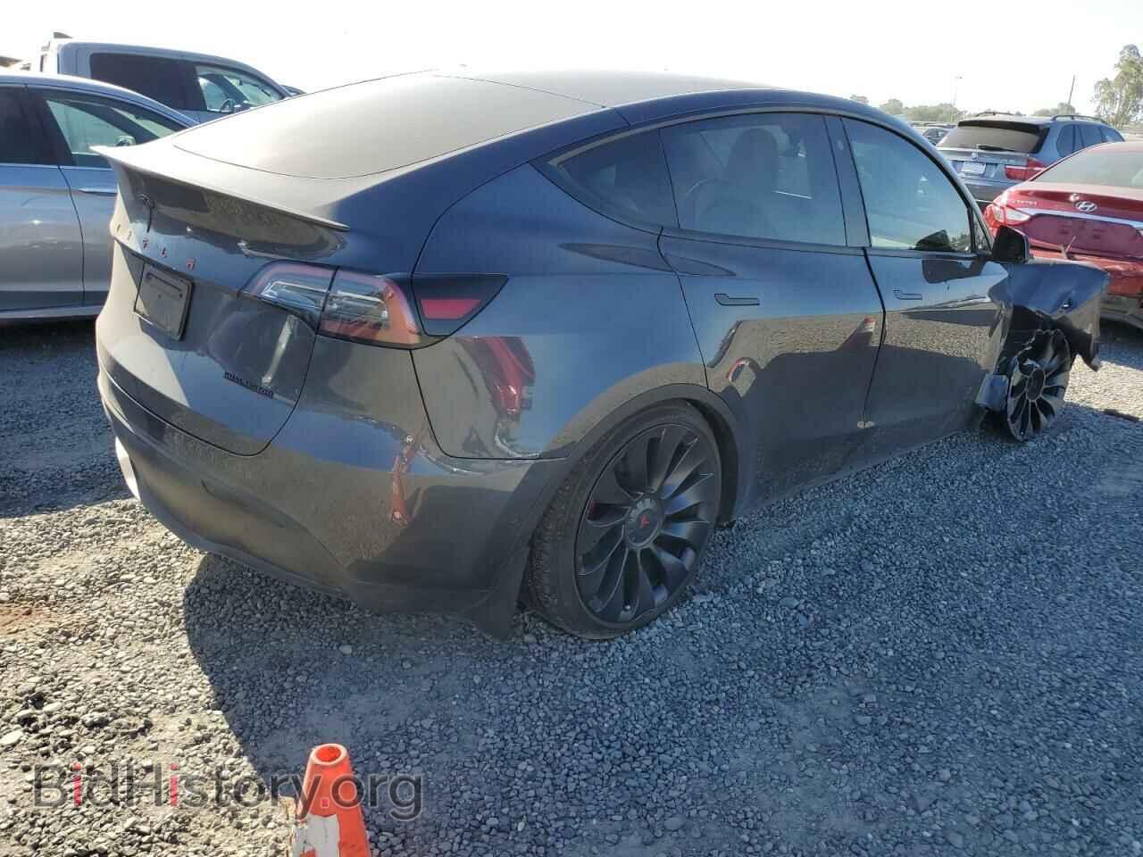 2022 TESLA MODEL Y - VIN: 7SAYGDEF4NF411268 - Фото 3