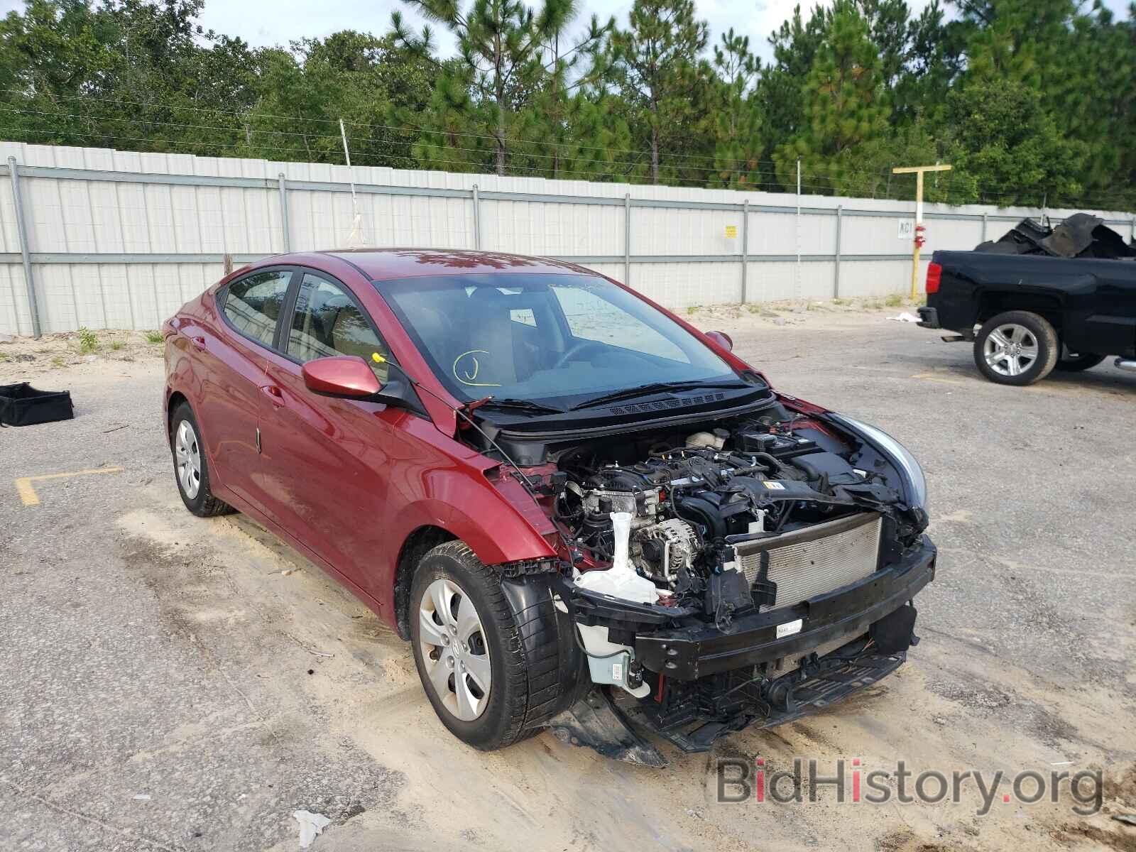 Photo 5NPDH4AE9GH670851 - HYUNDAI ELANTRA 2016