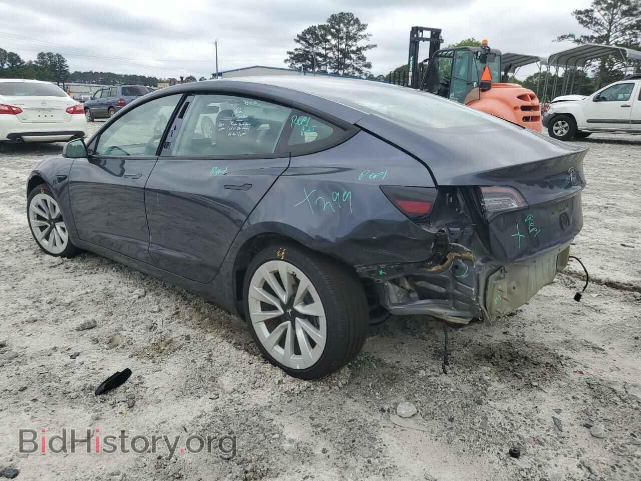 2022 TESLA MODEL 3 - VIN: 5YJ3E1EA7NF287304 - Фото 2
