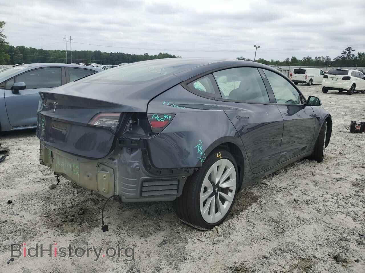 2022 TESLA MODEL 3 - VIN: 5YJ3E1EA7NF287304 - Фото 3
