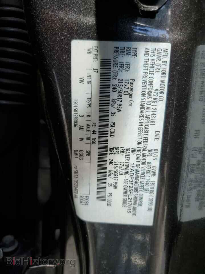 2015 FORD FOCUS - VIN: 1FADP3F25FL217015 - Фото 13