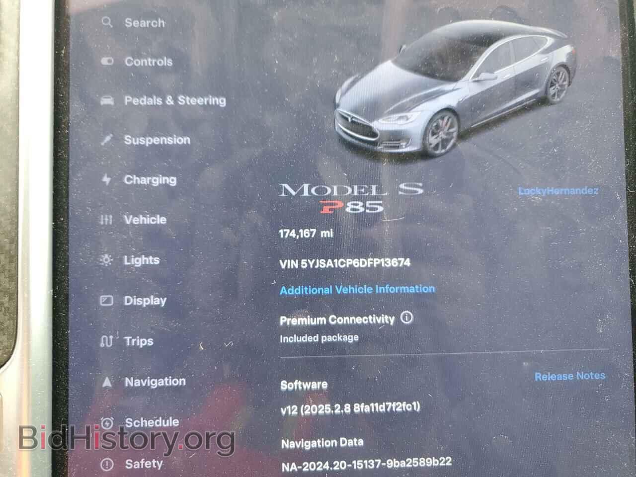 2013 TESLA MODEL S - VIN: 5YJSA1CP6DFP13674 - Photo 9