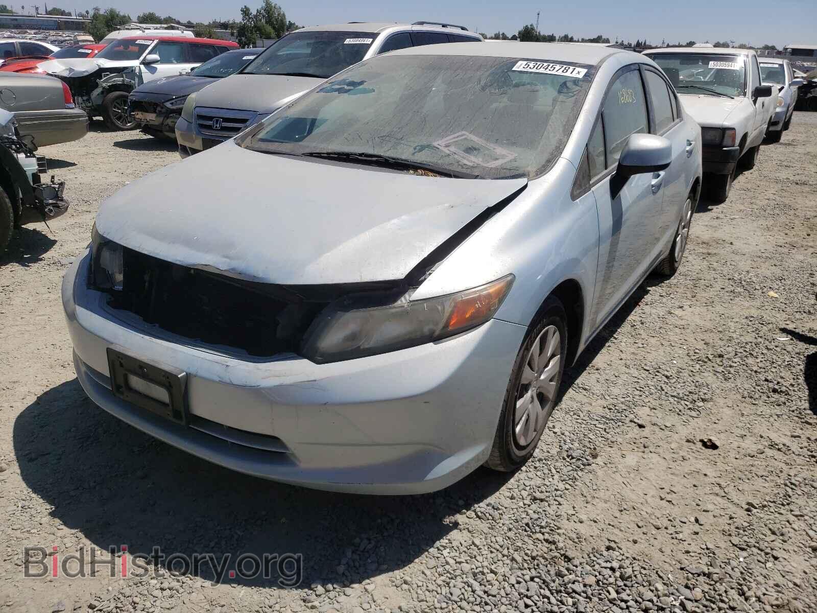 2012 HONDA CIVIC - VIN: 19XFB2F58CE346375 - Фото 2