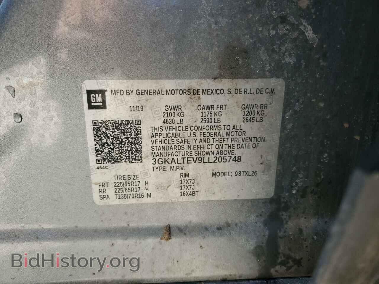 2020 GMC TERRAIN - VIN: 3GKALTEV9LL205748 - Фото 13
