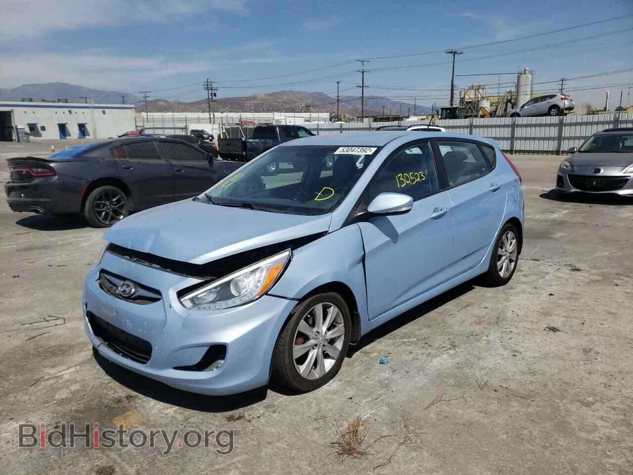 2014 HYUNDAI ACCENT - VIN: KMHCU5AE7EU175396 - Фото 2