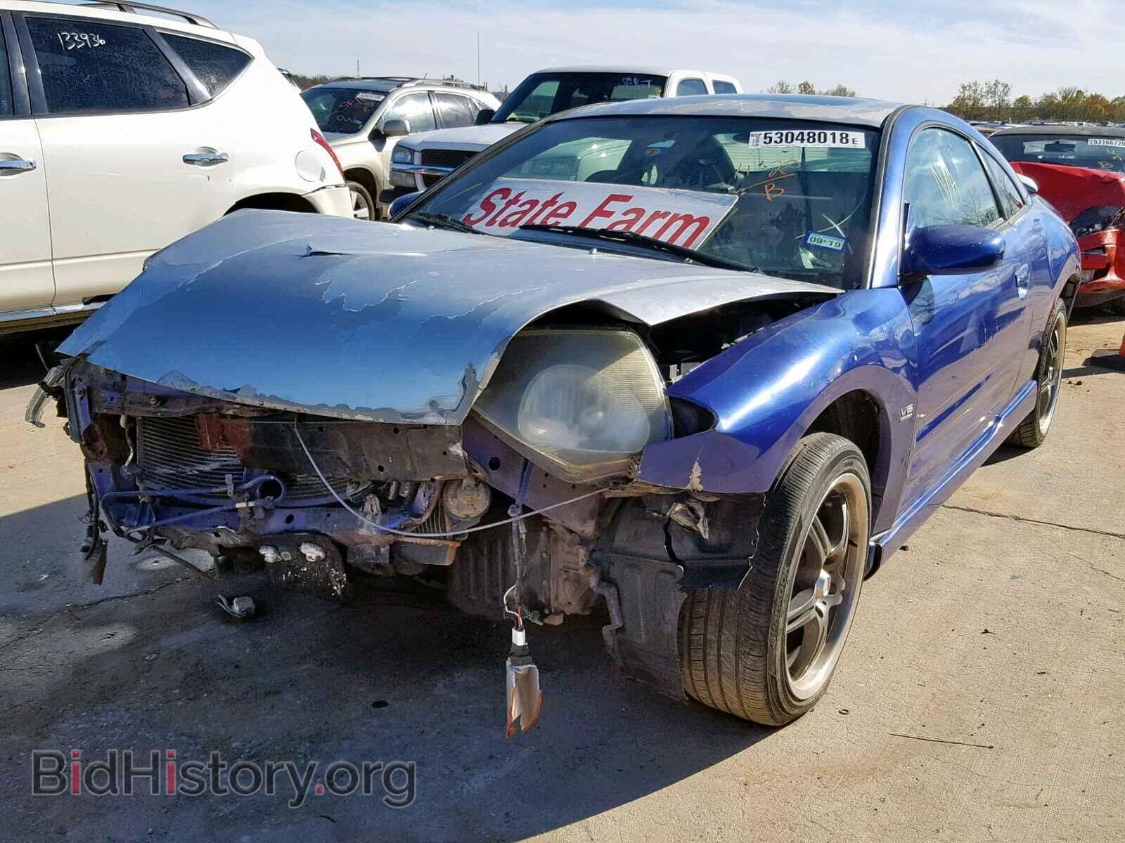 2003 MITSUBISHI ECLIPSE - VIN: 4A3AC74H23E189887 - Фото 2