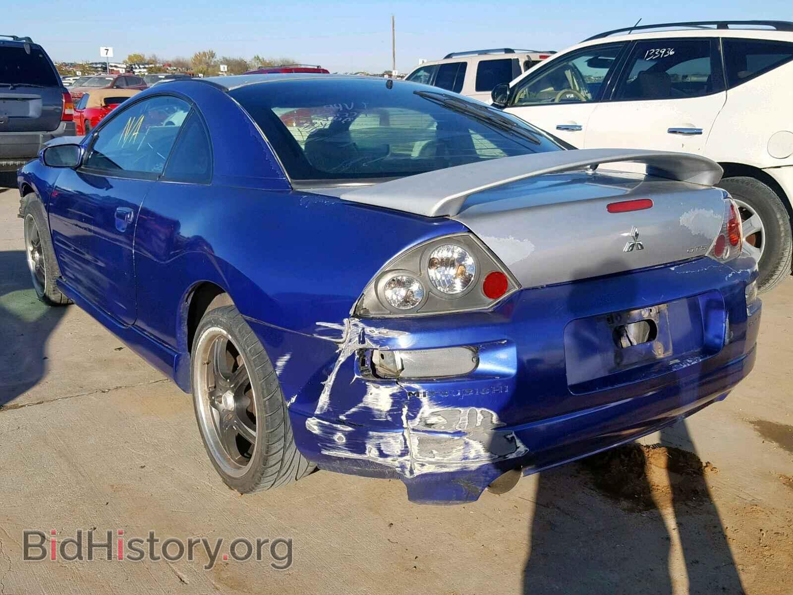 2003 MITSUBISHI ECLIPSE - VIN: 4A3AC74H23E189887 - Фото 3