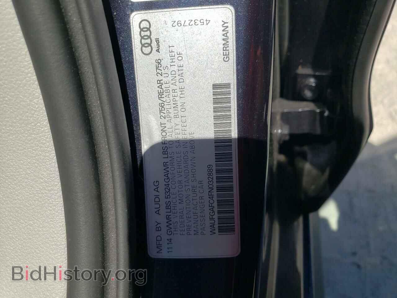 2015 AUDI A6 - VIN: WAUFGAFC4FN032889 - Фото 12