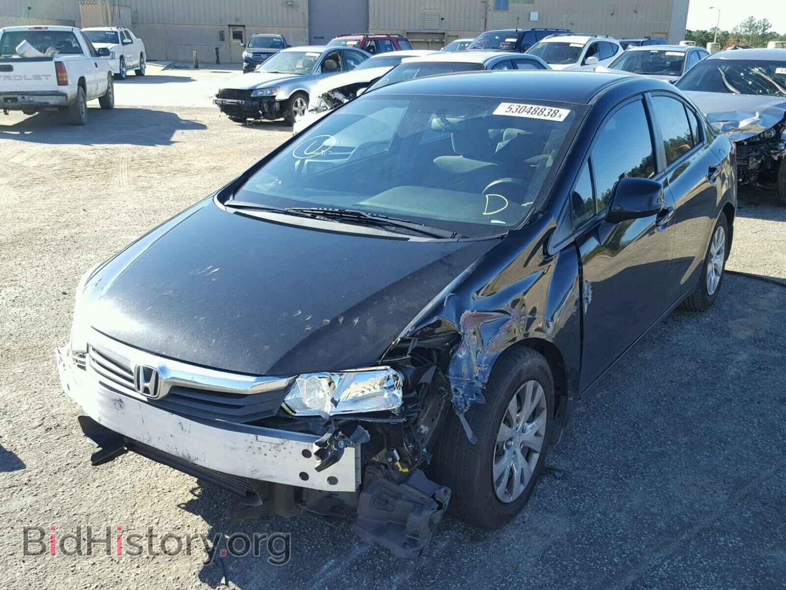 2012 HONDA CIVIC LX - VIN: 19XFB2F52CE060537 - Фото 2
