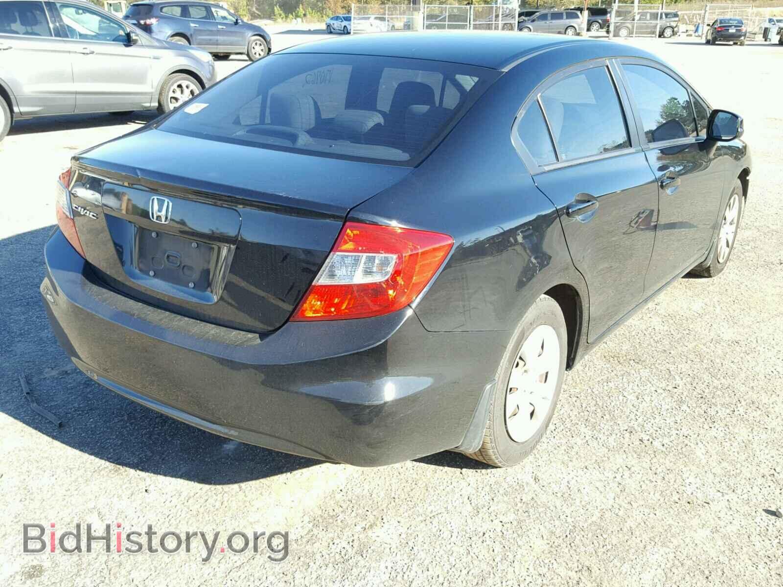 2012 HONDA CIVIC LX - VIN: 19XFB2F52CE060537 - Фото 4