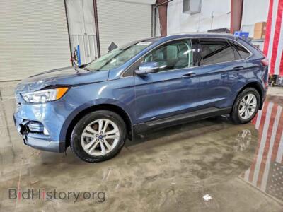 2019 Ford EDGE SEL, blue — VIN 2FMPK3J98KBC05702, Copart