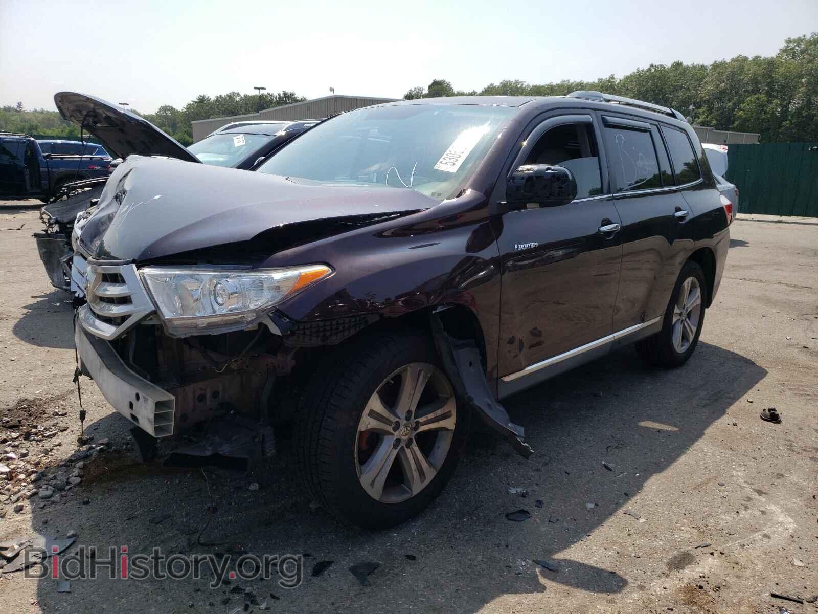 2012 TOYOTA HIGHLANDER - VIN: 5TDDK3EHXCS096135 - Фото 2