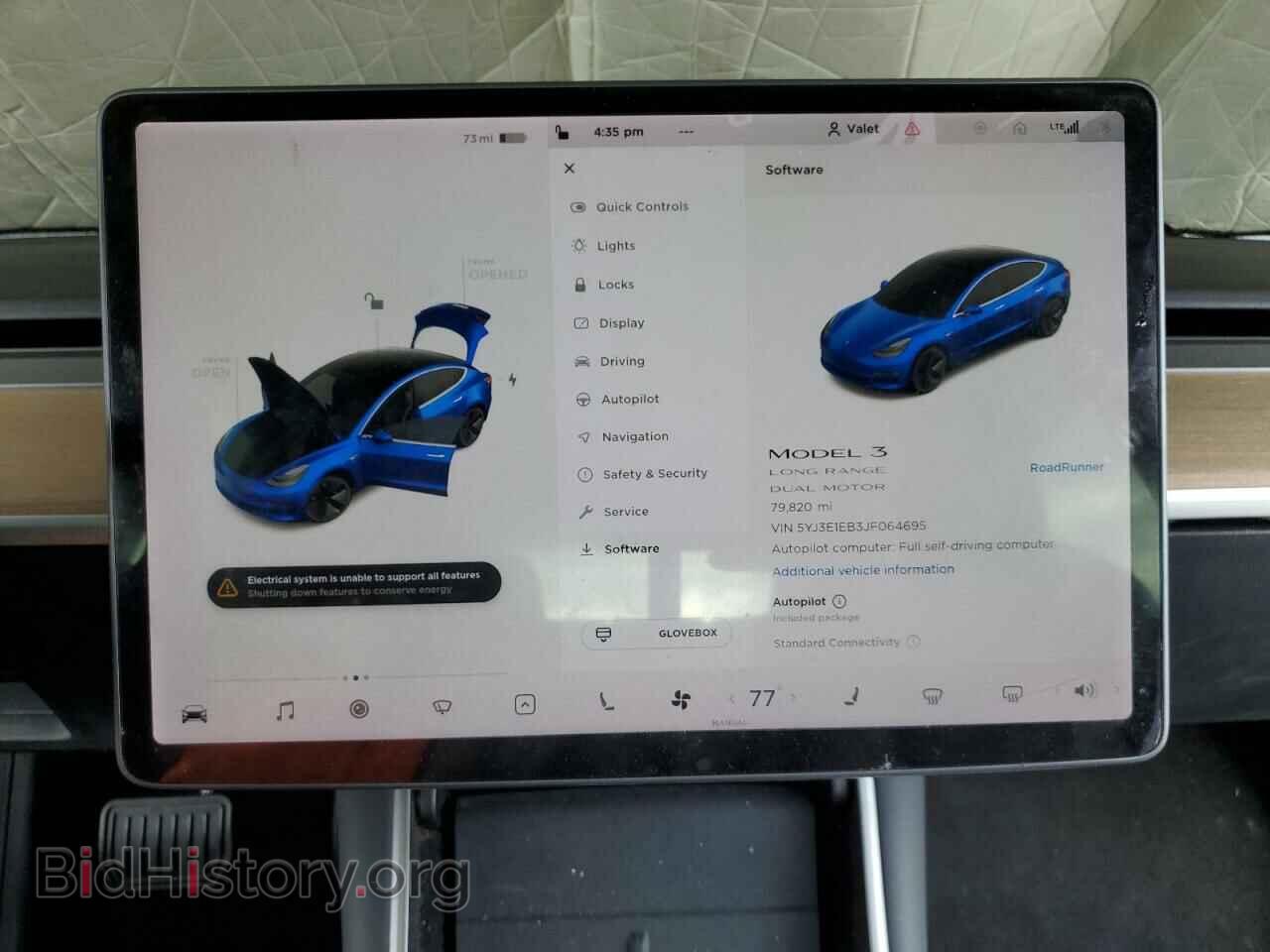 2018 TESLA MODEL 3 - VIN: 5YJ3E1EB3JF064695 - Фото 9