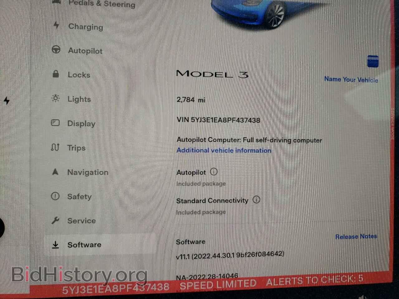 2023 TESLA MODEL 3 - VIN: 5YJ3E1EA8PF437438 - Фото 9