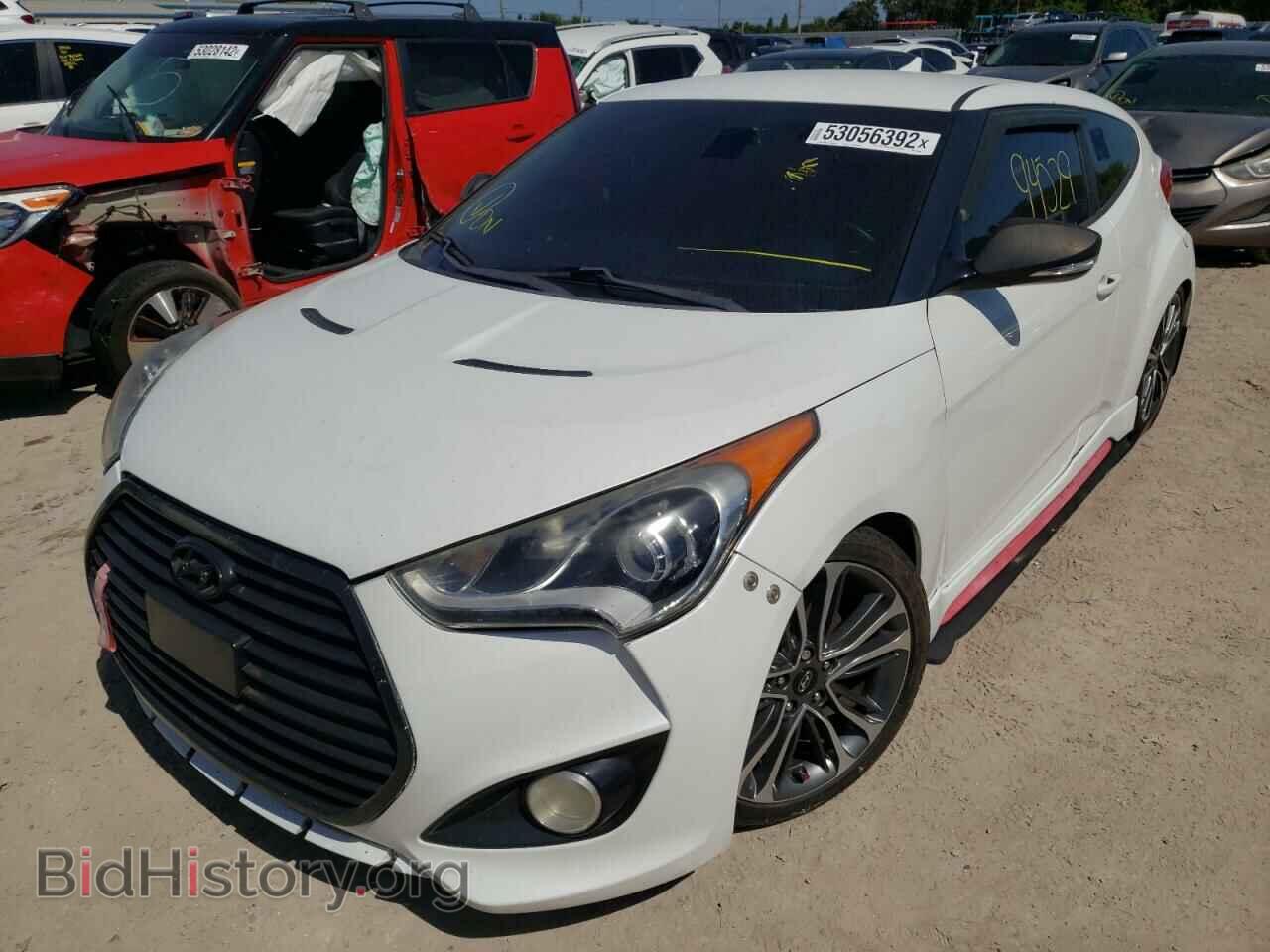 2014 HYUNDAI VELOSTER - VIN: KMHTC6AE6EU197446 - Фото 2