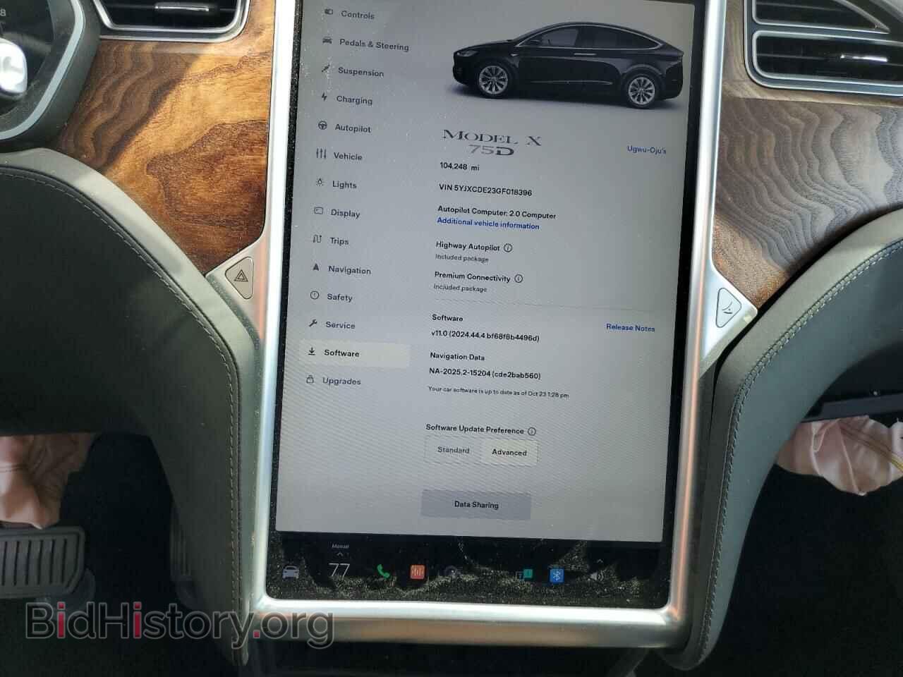 2016 TESLA MODEL X - VIN: 5YJXCDE23GF018396 - Фото 9