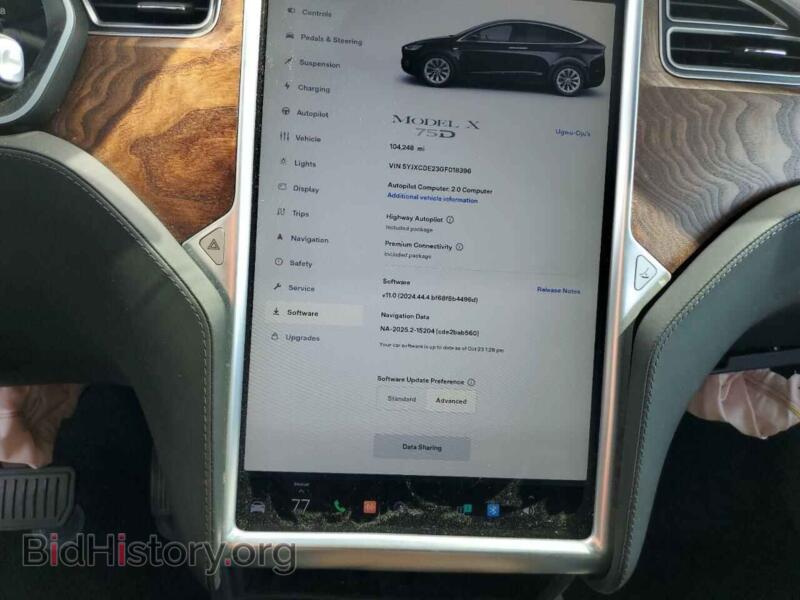 2016 Tesla MODEL X (VIN 5YJXCDE23GF018396) — фото 9 из 16