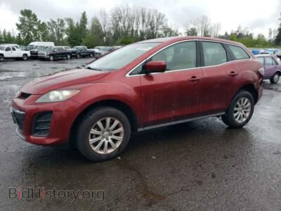 2011 Mazda CX-7, бордовый — VIN JM3ER2AM6B0393196, Copart