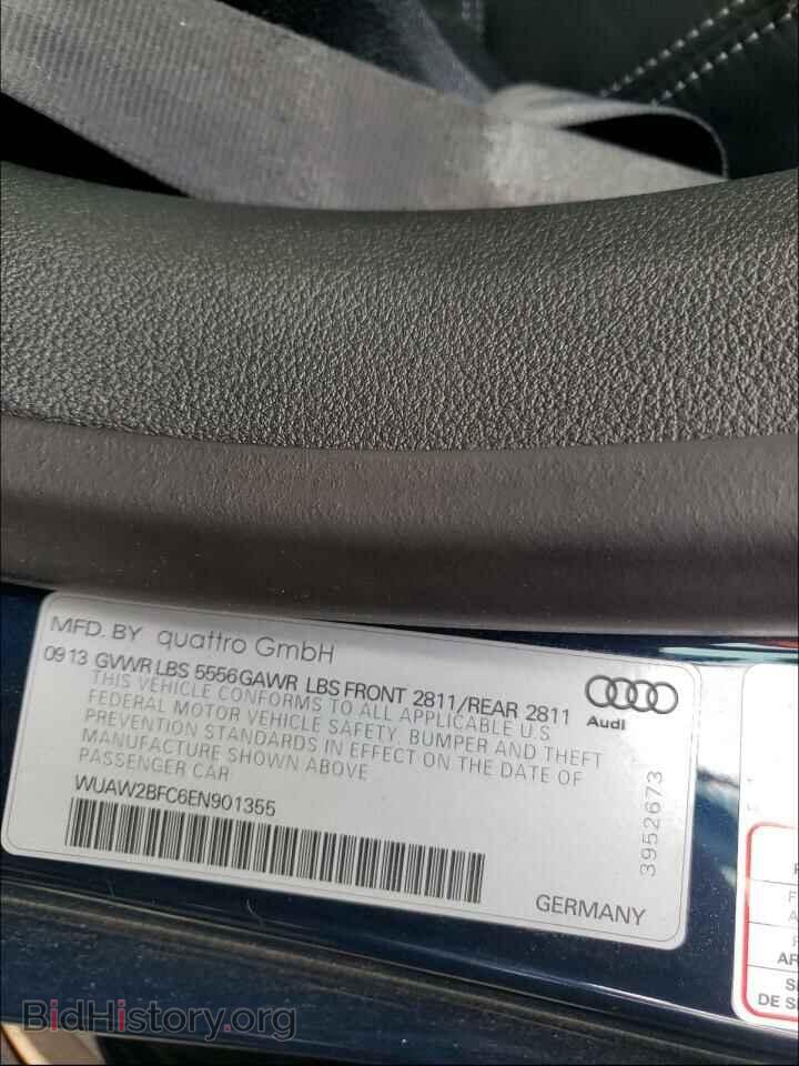 2014 AUDI S7/RS7 - VIN: WUAW2BFC6EN901355 - Фото 10