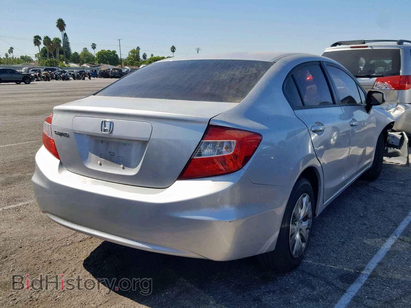 2012 HONDA CIVIC LX - VIN: 19XFB2F59CE354596 - Фото 4