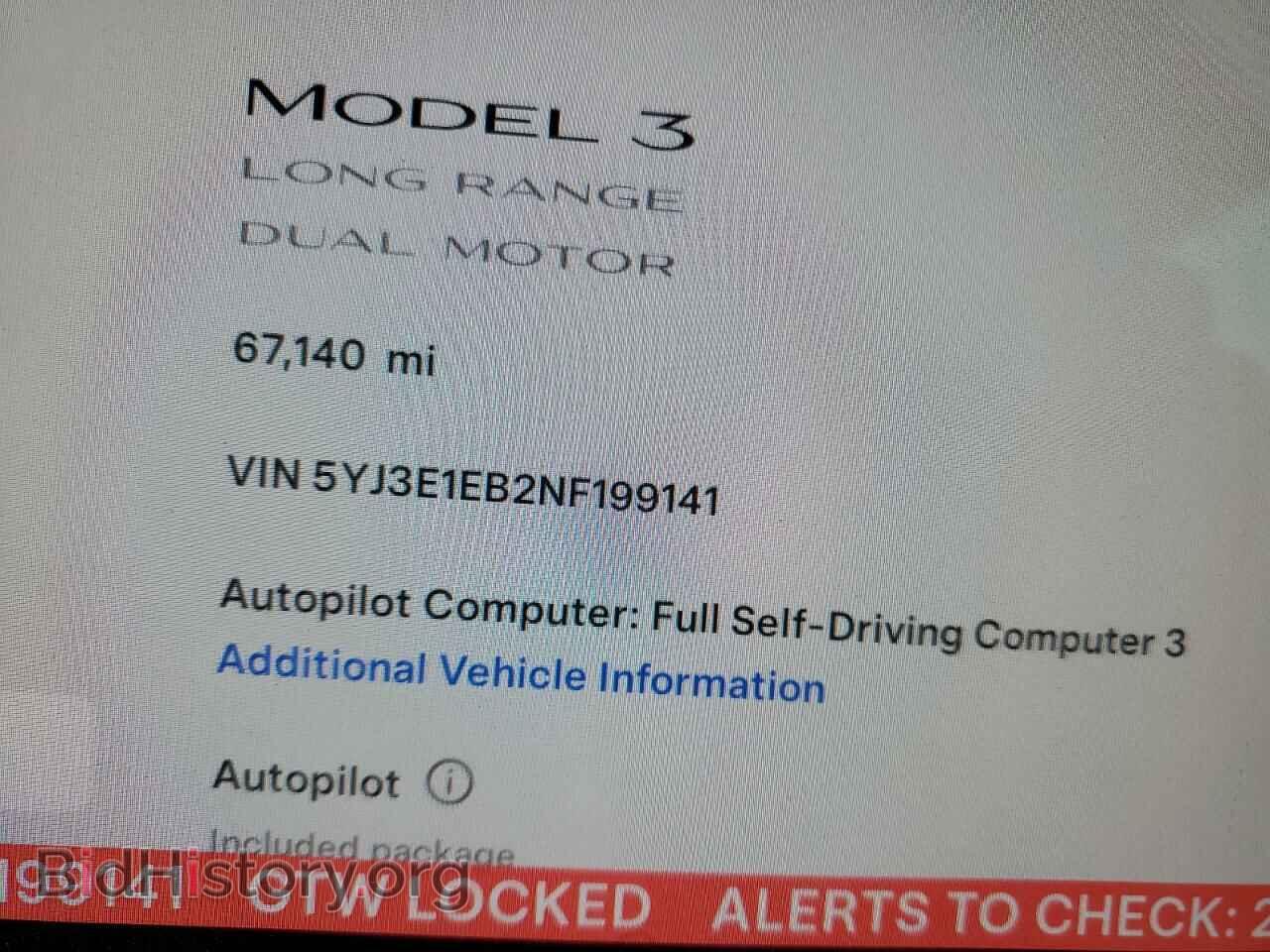 2022 TESLA MODEL 3 - VIN: 5YJ3E1EB2NF199141 - Фото 9