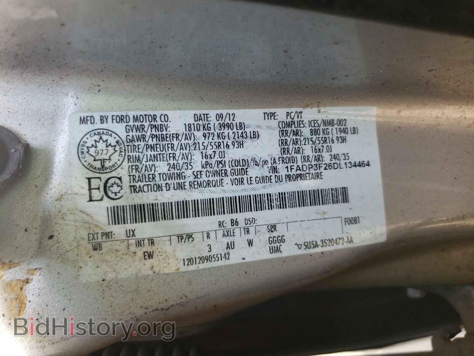 2013 FORD FOCUS - VIN: 1FADP3F26DL134464 - Photo 10