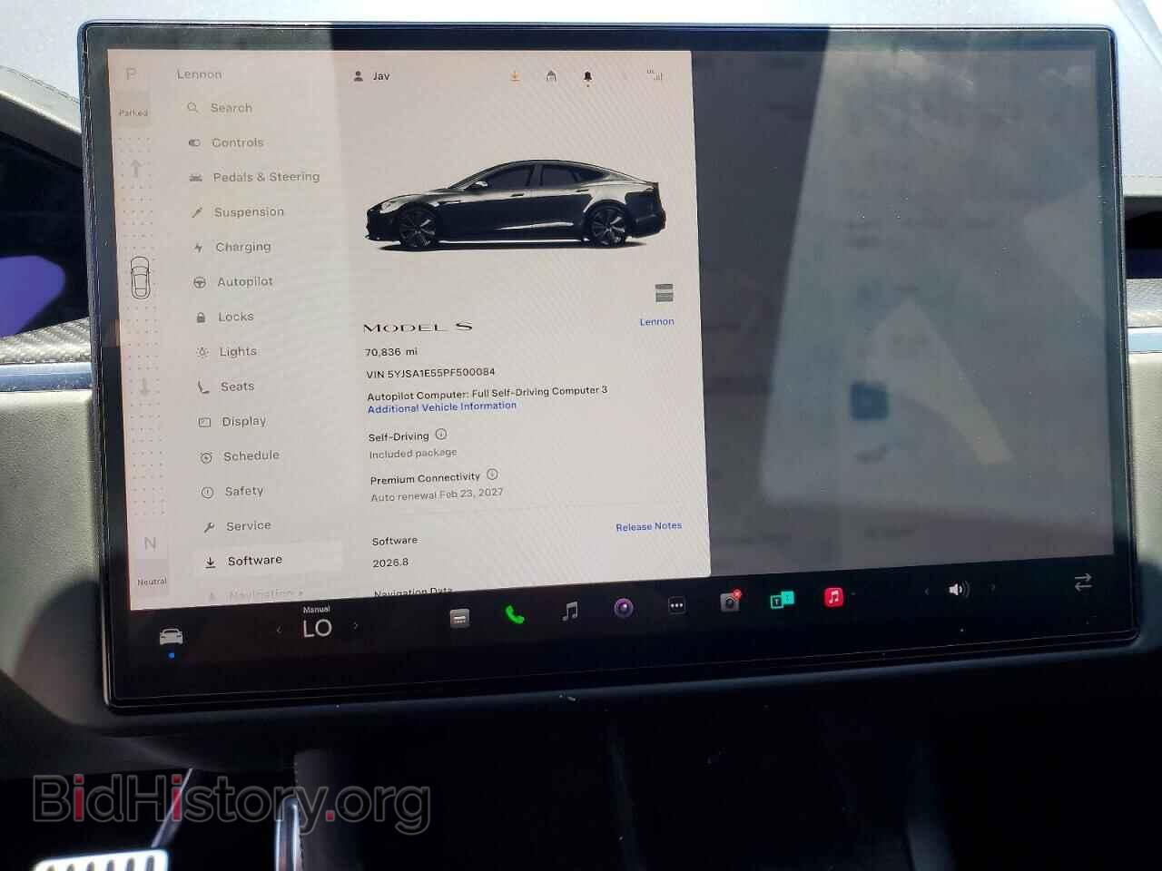 2023 TESLA MODEL S - VIN: 5YJSA1E55PF500084 - Photo 9