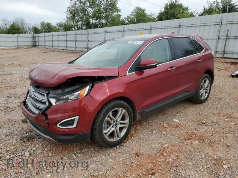 2018 Ford EDGE Titanium (VIN 2FMPK3K88JBC19944) — фото 1 из 14, Copart, повреждение: передняя часть