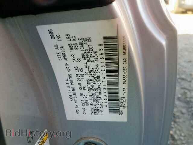 2007 MITSUBISHI ECLIPSE - VIN: 4A3AK34T47E018659 - Photo 10
