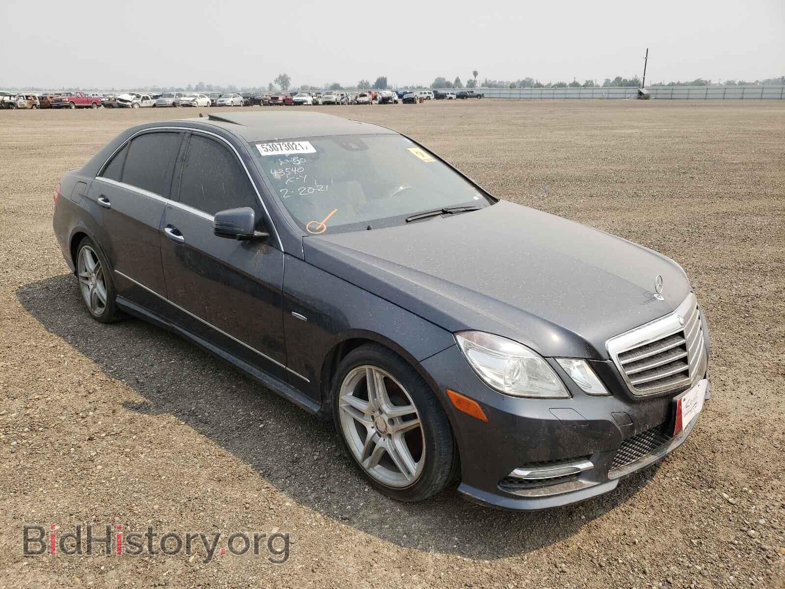 Photo WDDHF5KB2CA628515 - MERCEDES-BENZ E-CLASS 2012