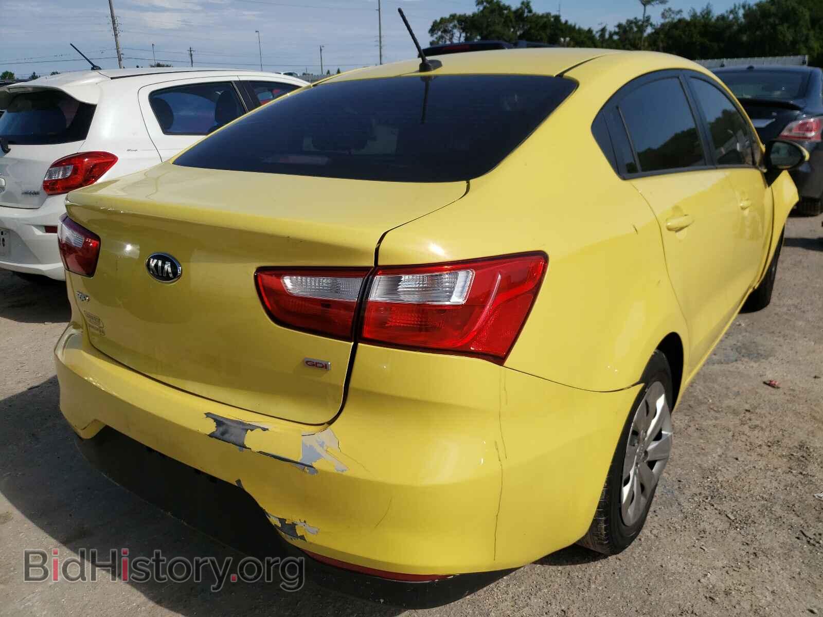 2016 KIA RIO - VIN: KNADM4A37G6598498 - Фото 4