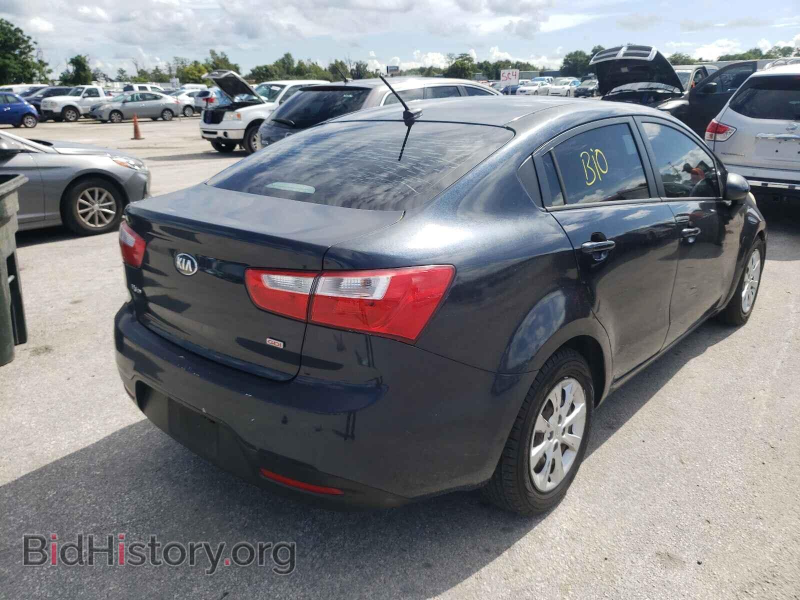 2014 KIA RIO - VIN: KNADM4A37E6347655 - Фото 4