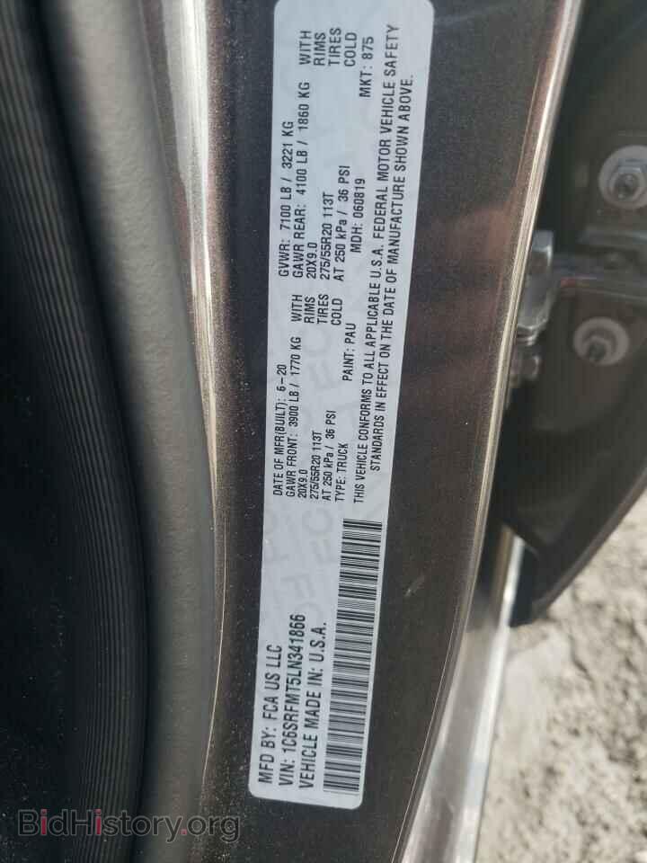 2020 RAM 1500 - VIN: 1C6SRFMT5LN341866 - Photo 10