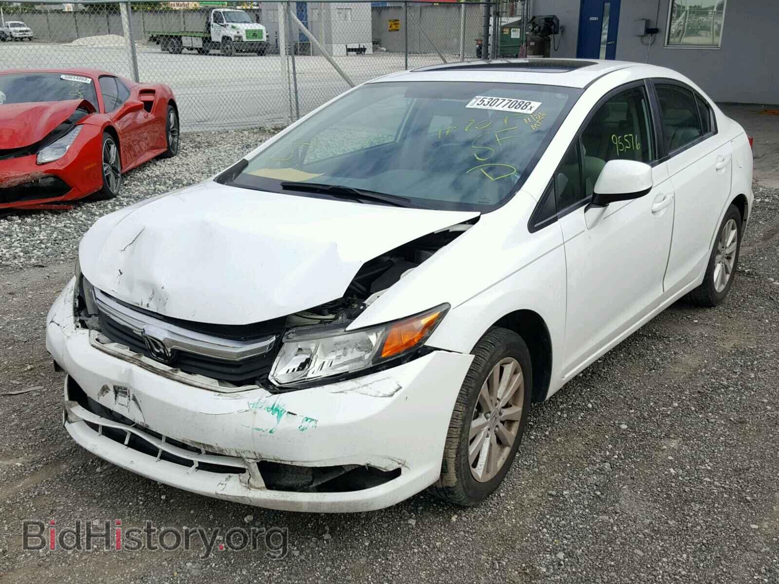 2012 HONDA CIVIC - VIN: 2HGFB2F88CH322044 - Фото 2
