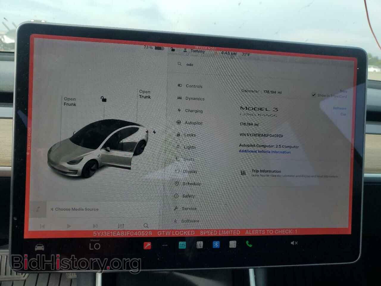 2018 TESLA MODEL 3 - VIN: 5YJ3E1EA8JF040528 - Photo 9
