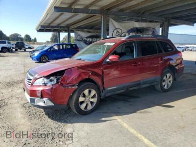 2012 Subaru OUTBACK 3.6R Limited, красный — VIN 4S4BRDJC8C2302736, Copart