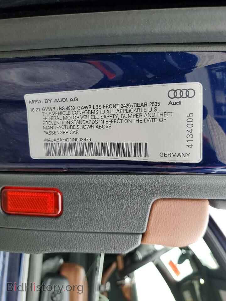 2022 AUDI A4 - VIN: WAUABAF42NN003679 - Фото 12