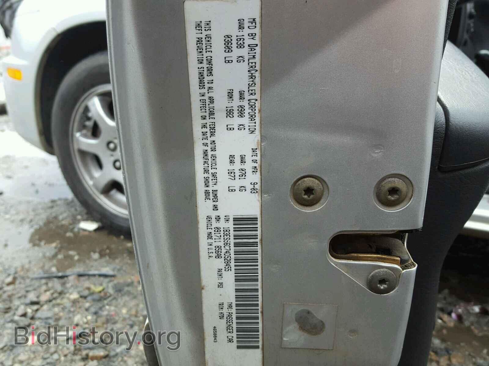 2004 DODGE NEON - VIN: 1B3ES56C74D528455 - Фото 10