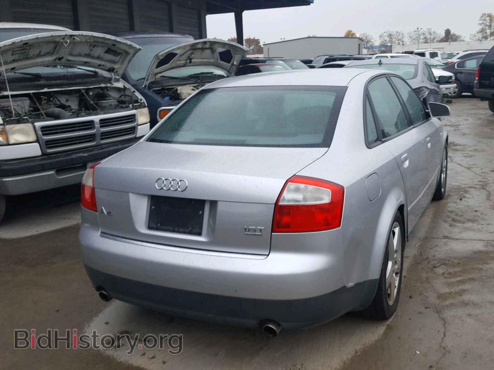 2002 AUDI A4 - VIN: WAULC68E52A304720 - Фото 4