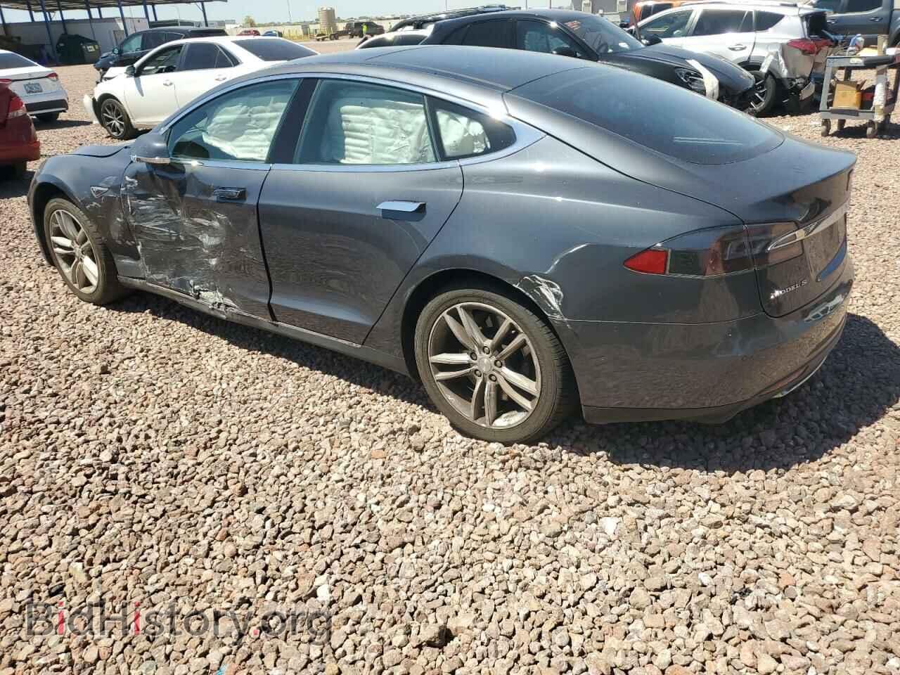 2014 TESLA MODEL S - VIN: 5YJSA1H14EFP61521 - Фото 2