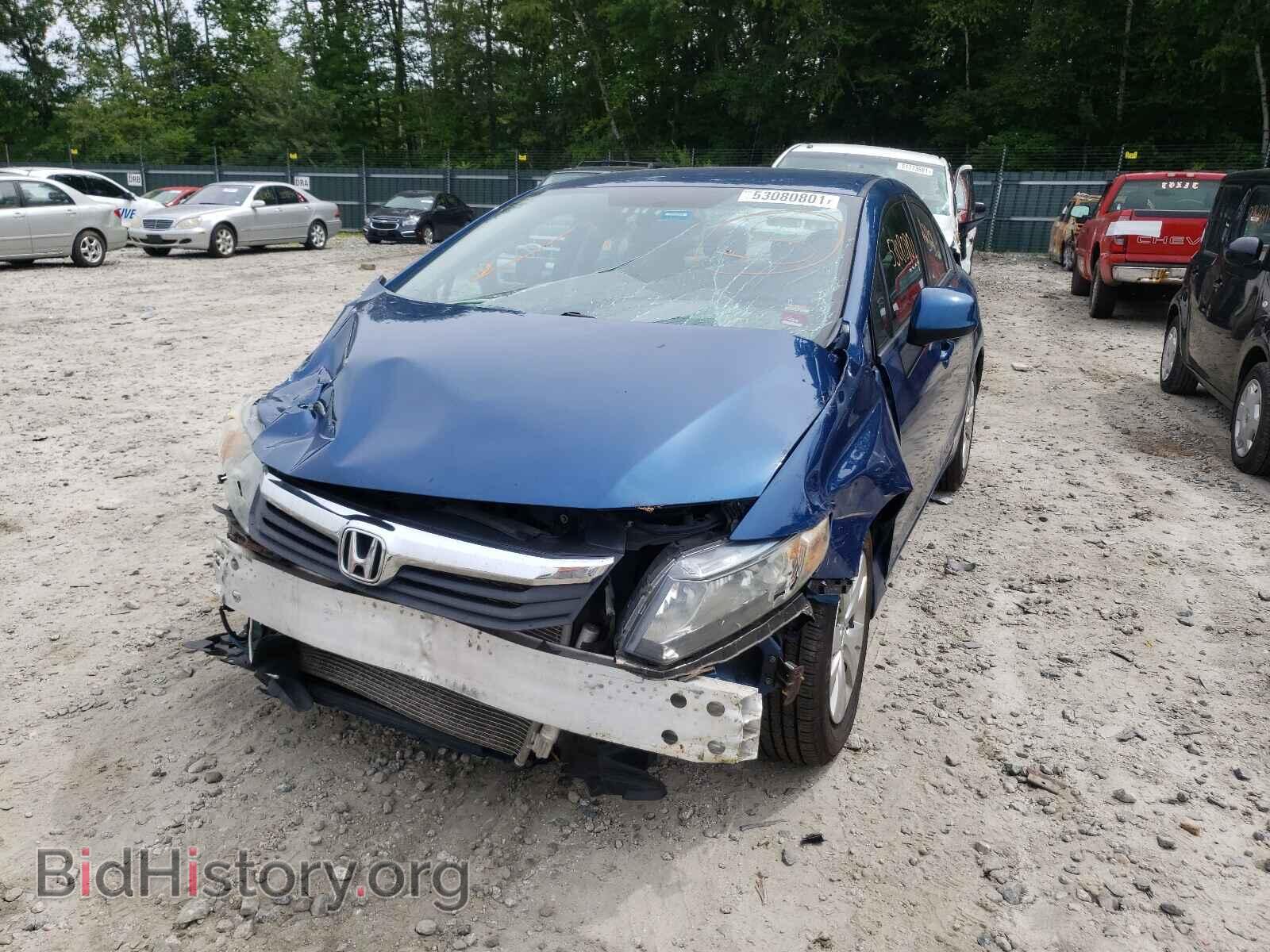 2012 HONDA CIVIC - VIN: 2HGFB2F52CH550384 - Фото 2