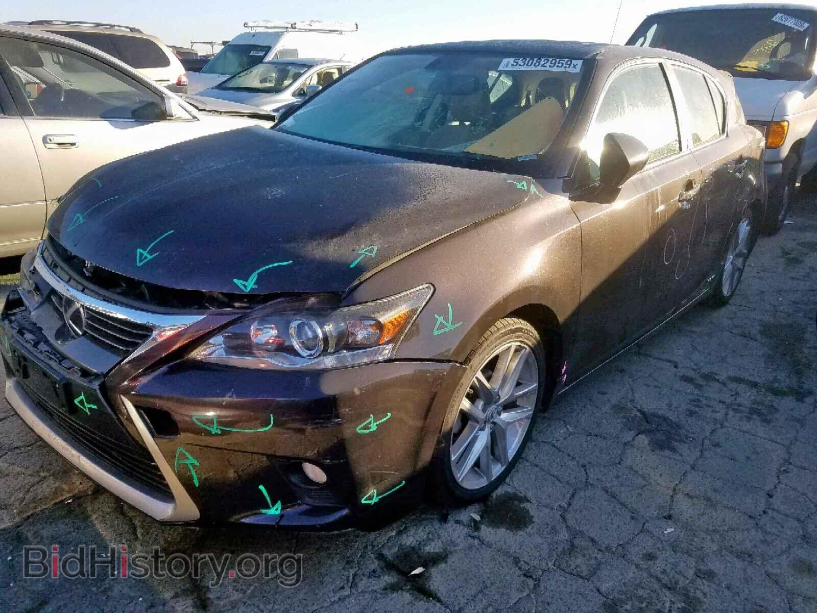 2015 LEXUS CT 200 - VIN: JTHKD5BH4F2225787 - Фото 2
