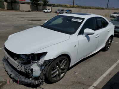 2017 Lexus IS IS 200t, белый — VIN JTHBA1D27H5040645, Copart