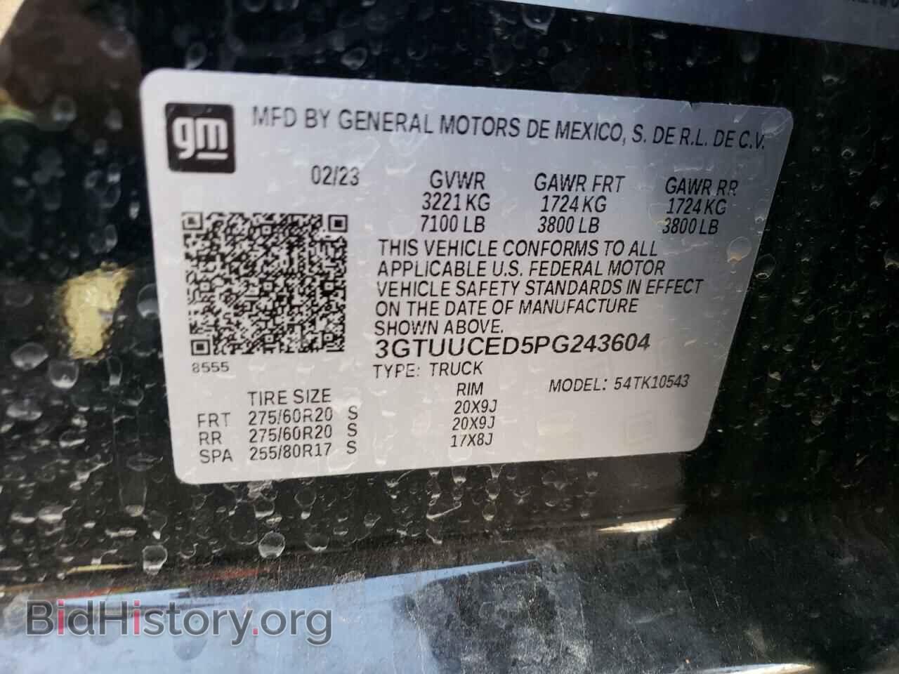 2023 GMC SIERRA - VIN: 3GTUUCED5PG243604 - Фото 12